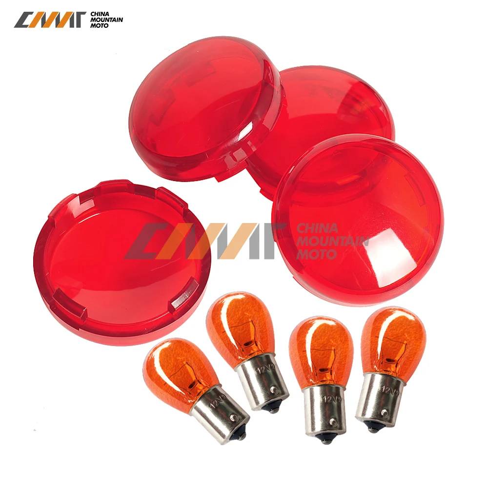 2 pairs red motorcycle Signal Lens and Bulb Kit case for Harley Sportster XL883 XL1200 X48 72 Dyna V-Rod VRod Night Rod Muscle
2 pairs red motorcycle Signal Lens and Bulb Kit case for Harley Sportster XL883 XL1200 X48 72 Dyna V-Rod VRod Night Rod Muscle