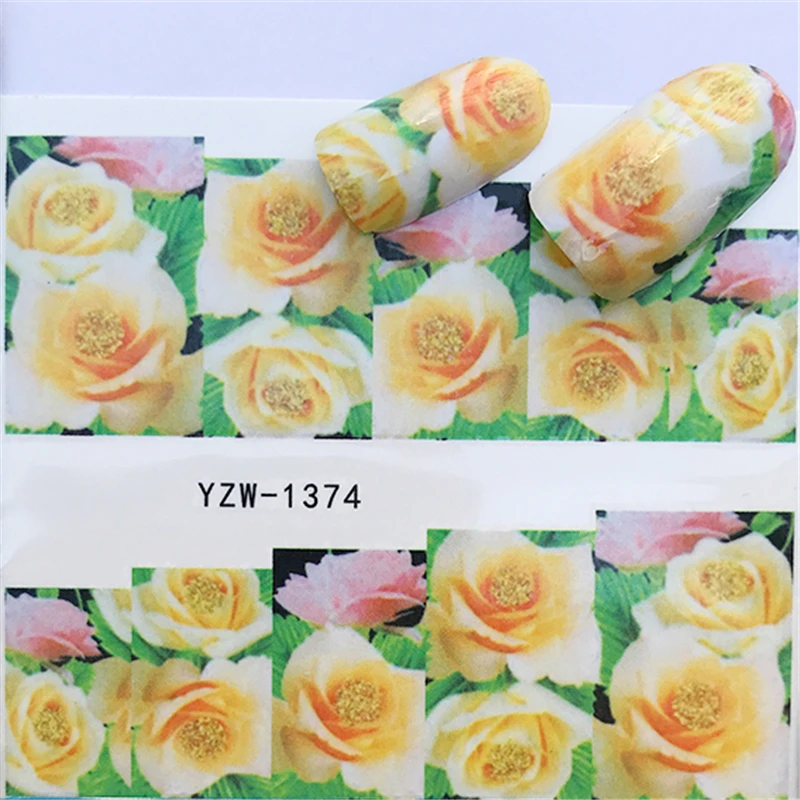 YWK 1 PC Flower Series Partten Nail Slider Art Water Transfer Sticker Nail Art Decoration Decal Manicure
YWK 1 PC Flower Series Partten Nail Slider Art Water Transfer Sticker Nail Art Decoration Decal Manicure