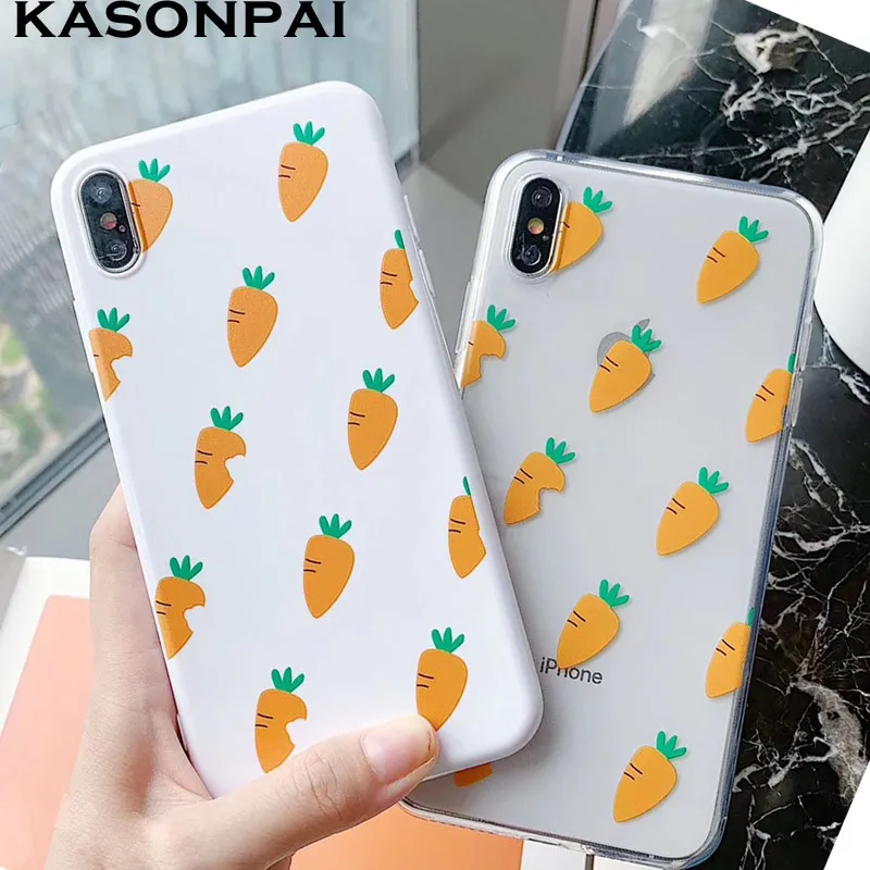 Cute Carrot Phone Cases For iphone 8 7 6 6S Plus Coque Soft Clear TPU Funny Lovely Back Cover For iphone X XS Max XR Case Fundas
Cute Carrot Phone Cases For iphone 8 7 6 6S Plus Coque Soft Clear TPU Funny Lovely Back Cover For iphone X XS Max XR Case Fundas