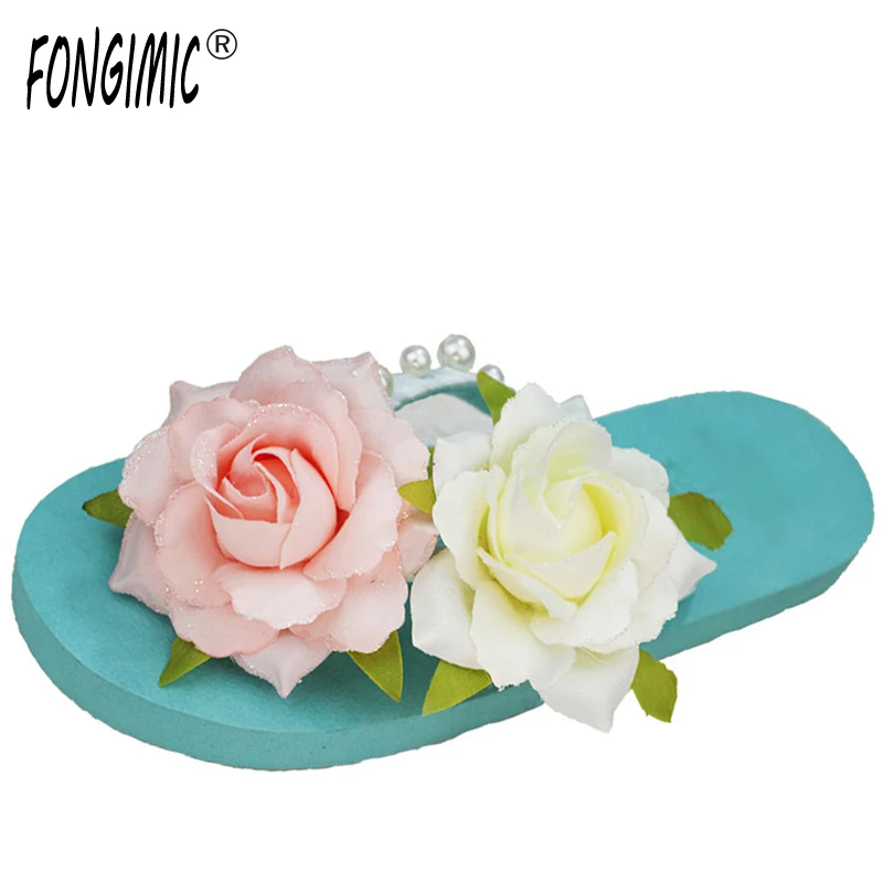 New summer colorfu handmade Artificial Flower Pearl women flip flops Non slip flat casual original beach holiday women slippers
New summer colorfu handmade Artificial Flower Pearl women flip flops Non slip flat casual original beach holiday women slippers