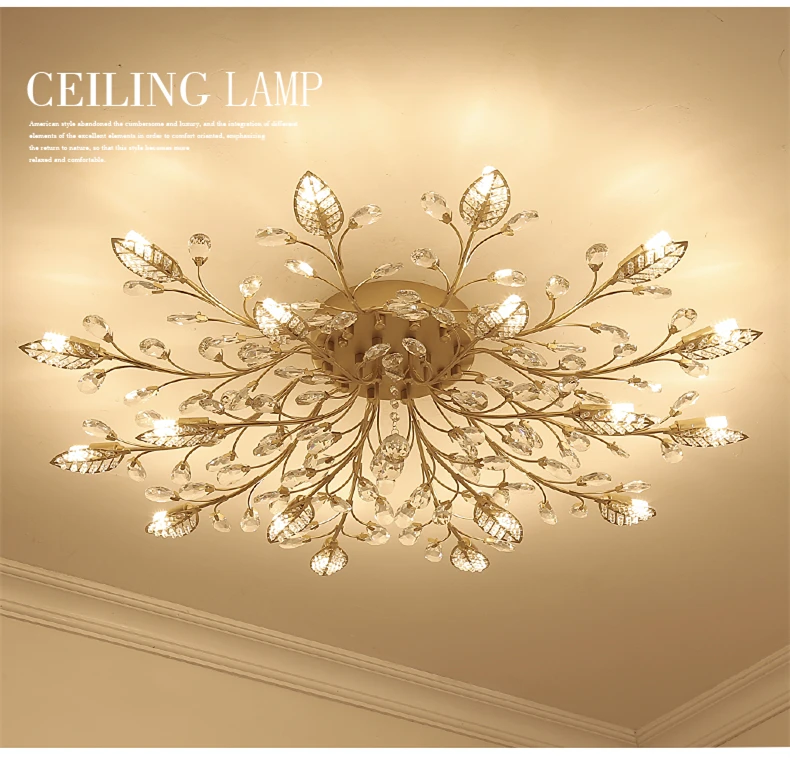 TRAZOS New Led Ceiling Lights Gold Lamp For Bedroom Living room Lighting lustre de plafond Lustre Modern Ceiling lamp AC110-240V TRAZOS New Led Ceiling Lights Gold Lamp For Bedroom Living room Lighting lustre de plafond Lustre Modern Ceiling lamp AC110-240V