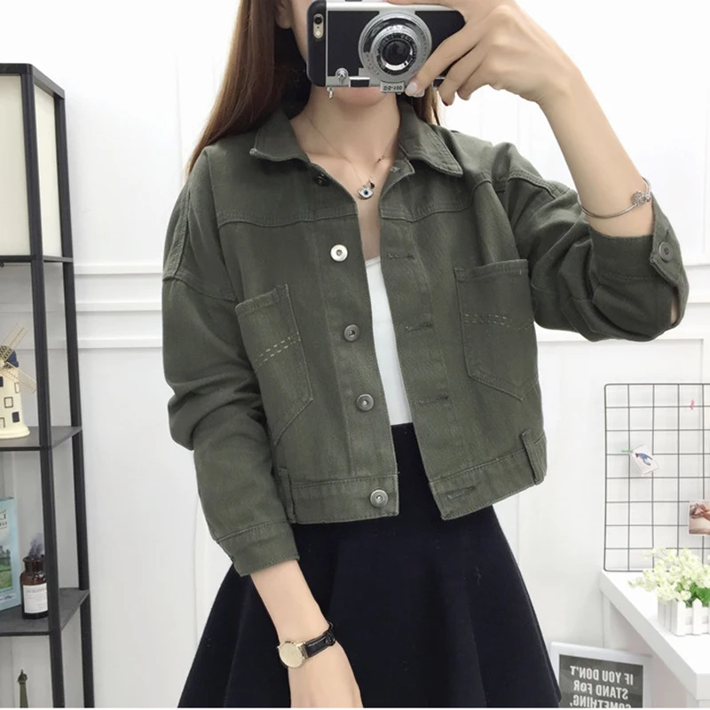 Orwindny Spring And Autumn Short Denim Jacket Coat Outerwear Soild Jeans Coat Casual Student Tops
Orwindny Spring And Autumn Short Denim Jacket Coat Outerwear Soild Jeans Coat Casual Student Tops