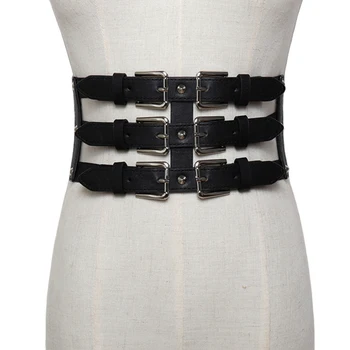 New Women ultra wide leather belts slim corset body vintage faux leather retro design elastic strap Belt Slimming Corset
New Women ultra wide leather belts slim corset body vintage faux leather retro design elastic strap Belt Slimming Corset