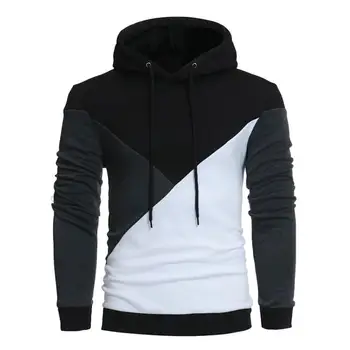 Winter Warm Men Long Sleeve Patchwork Hoodie Hooded Fashion Male Coat Outwear Casual Survetement Homme Nice #AA
Winter Warm Men Long Sleeve Patchwork Hoodie Hooded Fashion Male Coat Outwear Casual Survetement Homme Nice #AA