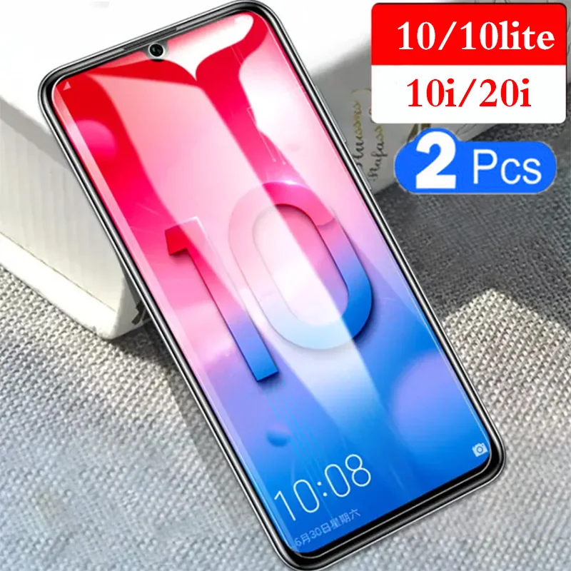 2pcs tempered glass for huawei honor 10 lite 10i 20i Case coque protective phone honor10 10lite on cover screen protector |