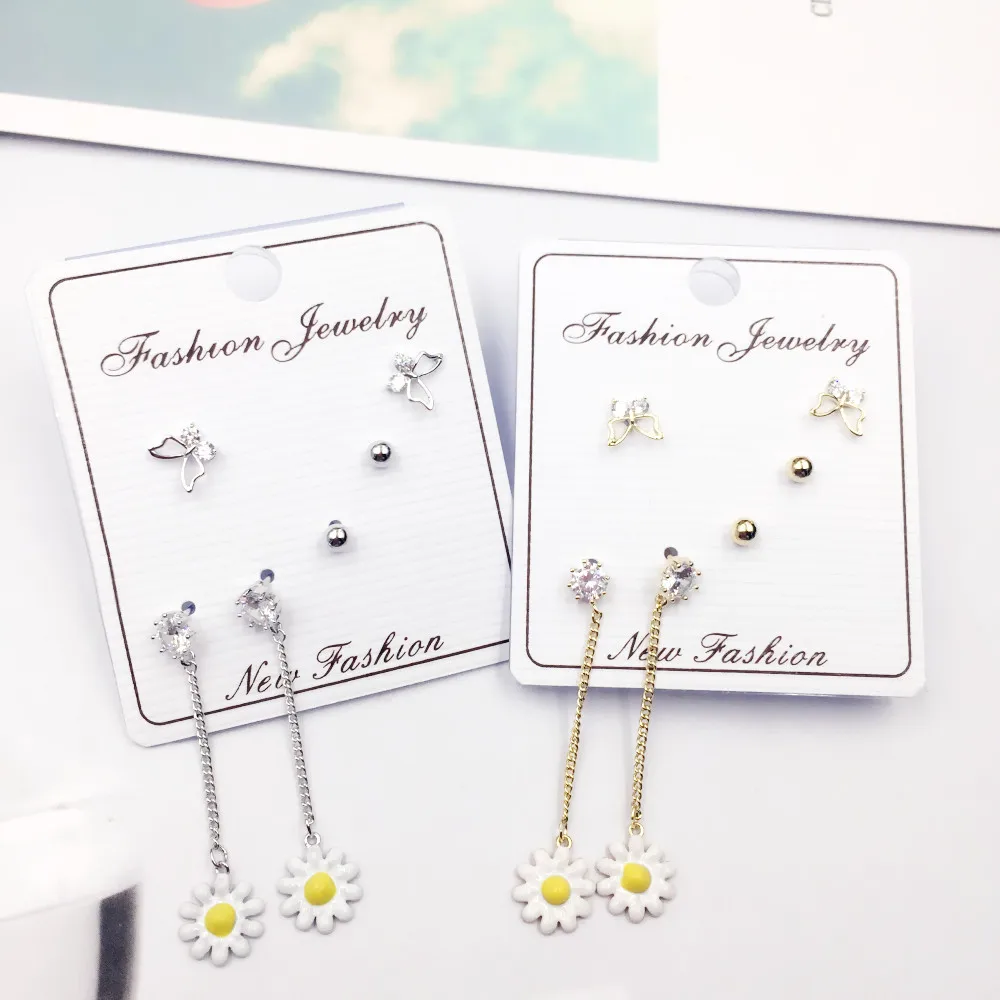 925 Silver Needle Flower Daisy Enamel Earrings Women Cute Butterfly Zircon Stud Earring Set Romantic Lover Jewelry
925 Silver Needle Flower Daisy Enamel Earrings Women Cute Butterfly Zircon Stud Earring Set Romantic Lover Jewelry