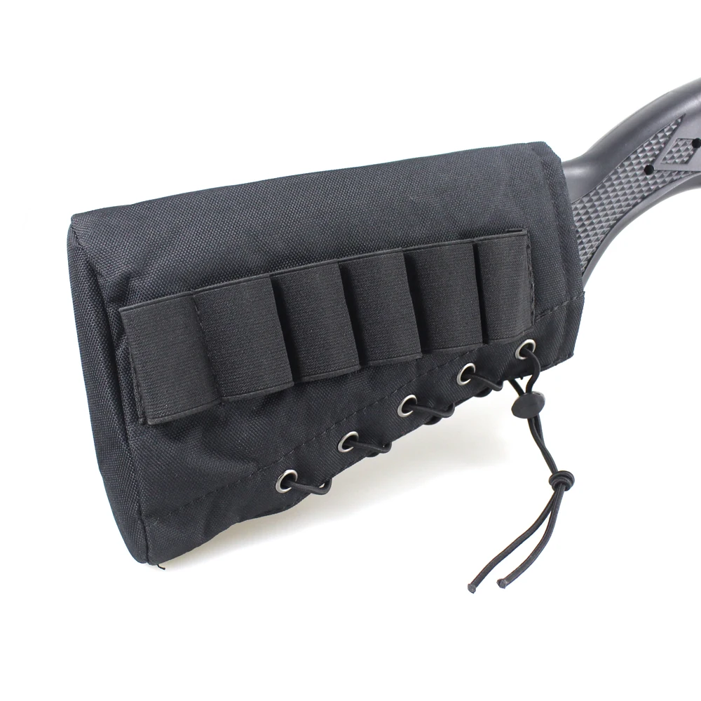 Tactical Buttstock Shell Holster Cheek Bag with 6 Shots 12 20 Gauge Shotgun Shell Holder Hunting Ammo Case mag pouch
Tactical Buttstock Shell Holster Cheek Bag with 6 Shots 12 20 Gauge Shotgun Shell Holder Hunting Ammo Case mag pouch
