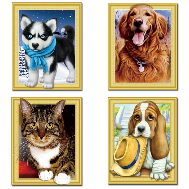 3D cubism visual effect dogs Diamond Embroidery diy diamond Painting Cross Stitch kit Animal with printed frame Home wall Decor
3D cubism visual effect dogs Diamond Embroidery diy diamond Painting Cross Stitch kit Animal with printed frame Home wall Decor