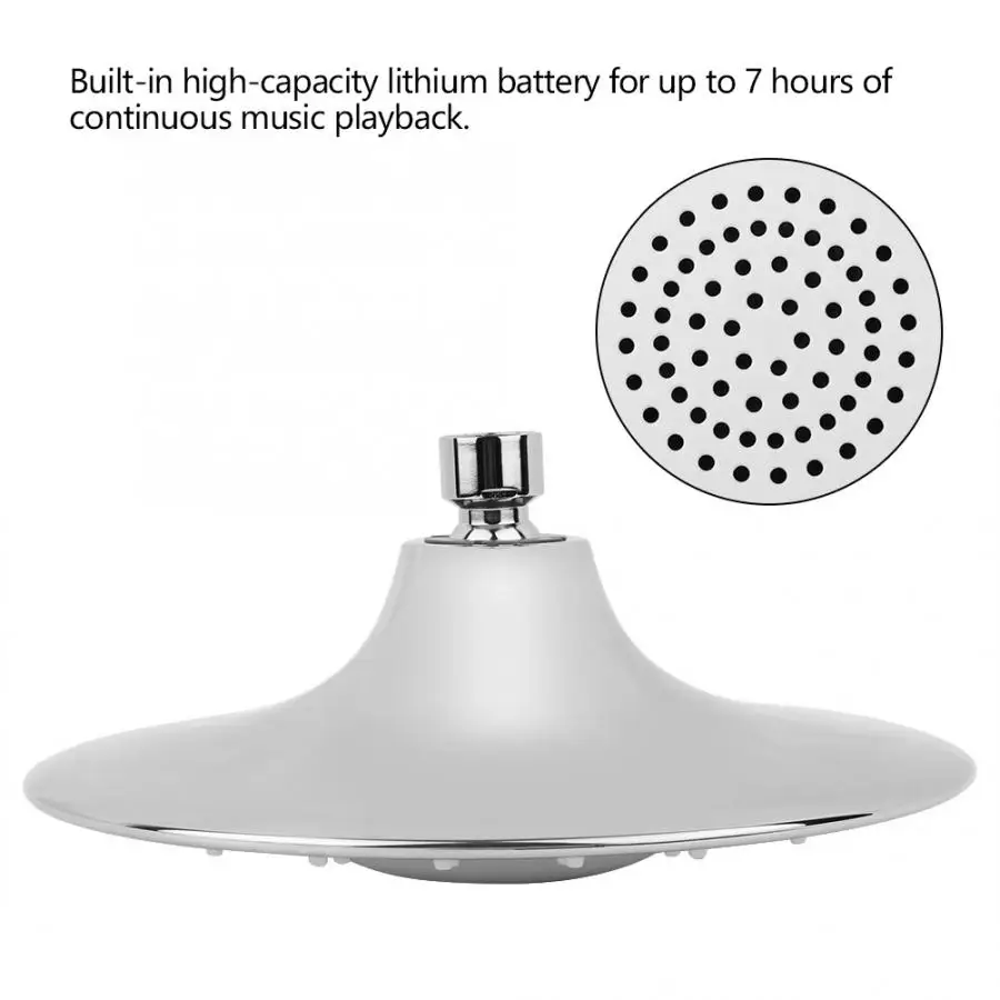Creative Home Music Top Shower Head with BT Speaker Call USB Charging Function White showerhead pommeau de douche
Creative Home Music Top Shower Head with BT Speaker Call USB Charging Function White showerhead pommeau de douche