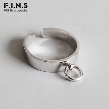 F.I.N.S Chic INS Korean Style Woman 925 Sterling Silver Rings for Women Small Circle Pendant Glossy Open Ring Fine Jewelry
F.I.N.S Chic INS Korean Style Woman 925 Sterling Silver Rings for Women Small Circle Pendant Glossy Open Ring Fine Jewelry