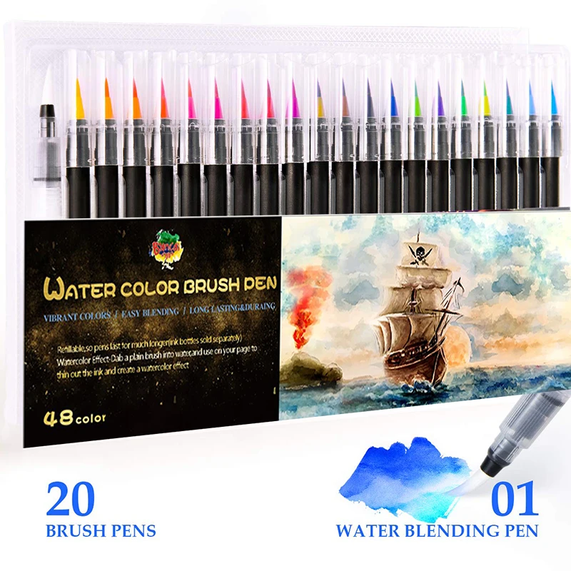 Professional Colors Markers Set Drawing Brush Pens Sketching Student watercolor Marker School Art Supplies
Professional Colors Markers Set Drawing Brush Pens Sketching Student watercolor Marker School Art Supplies