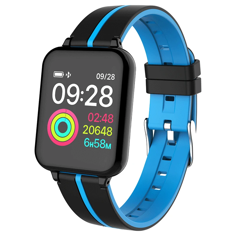 Hot Sale Multi-function IP67 Waterproof Blood pressure Heart rate monitor Bluetooth Smart Bracelet 2018
Hot Sale Multi-function IP67 Waterproof Blood pressure Heart rate monitor Bluetooth Smart Bracelet 2018
