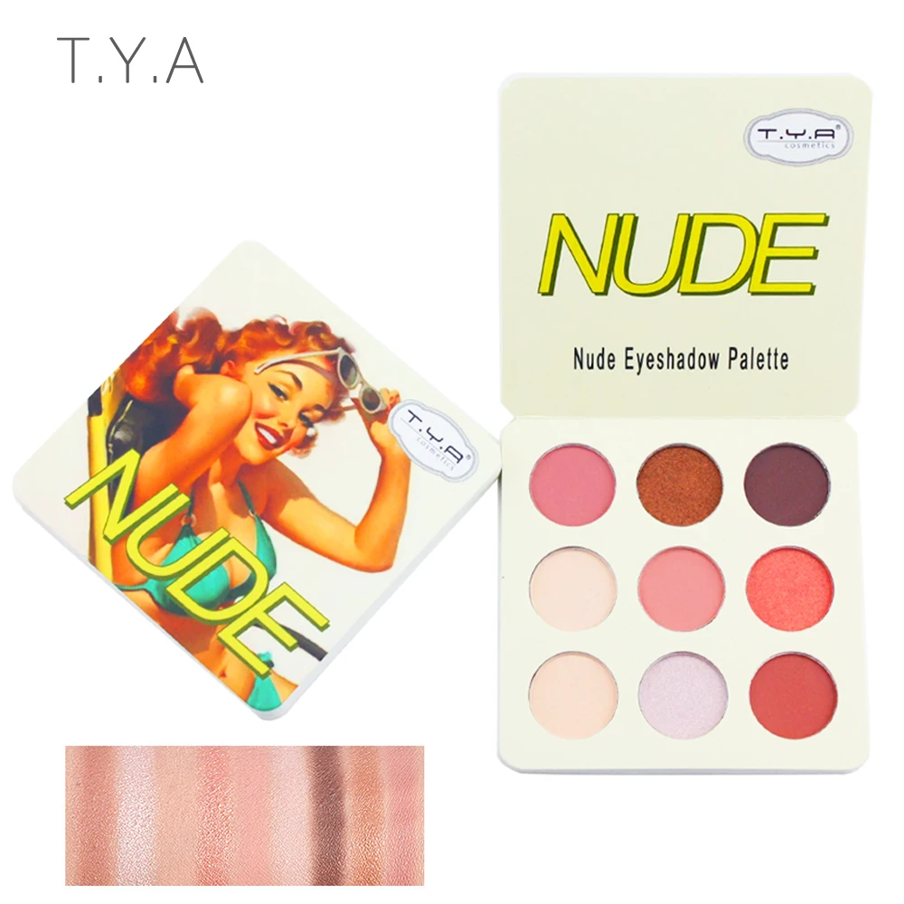 

TYA 2018 Matte Eyeshadow Palette Nude Minerals Professional Eye Shadow Powder Pigment Cosmetic Waterproof Matte Makeup Eyeshadow