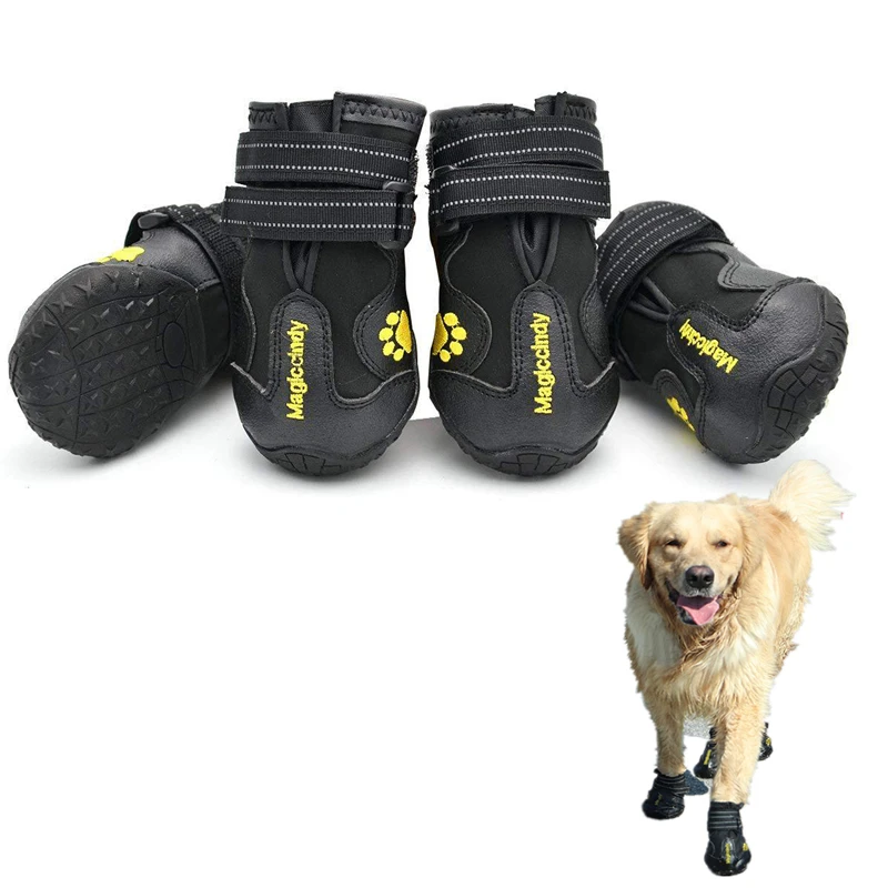 Waterproof Dog Shoes, Set of 4 Anti-slip Snow Dog Boots, Running Shoes for Dogs, Pet Rain Boots, Soft Warm Paw Protector
Waterproof Dog Shoes, Set of 4 Anti-slip Snow Dog Boots, Running Shoes for Dogs, Pet Rain Boots, Soft Warm Paw Protector