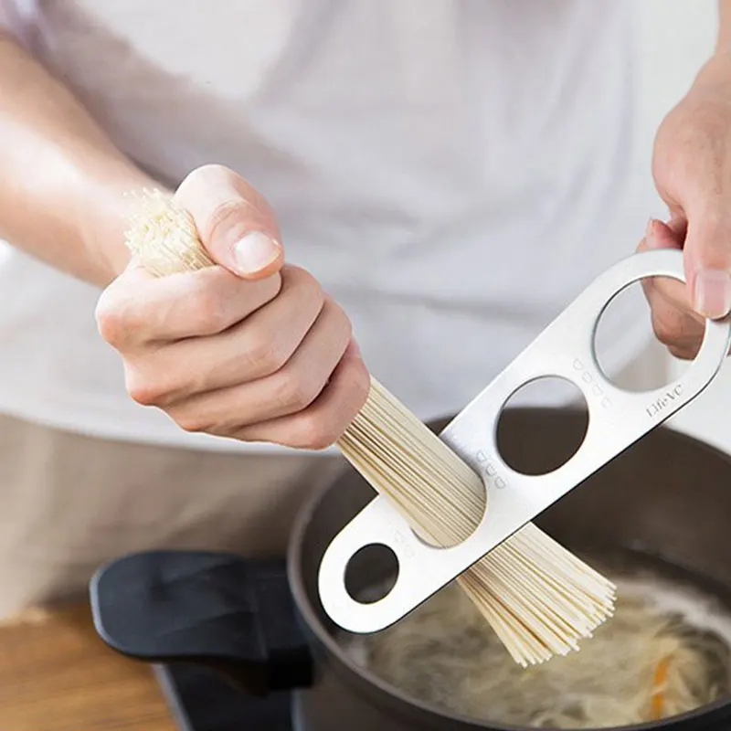 Stainless Steel Alloy Spaghetti Measurer Pasta Noodle Measure Cook Easy Use Noodle Measurer Kitchen Gadget Tools GF373
Stainless Steel Alloy Spaghetti Measurer Pasta Noodle Measure Cook Easy Use Noodle Measurer Kitchen Gadget Tools GF373