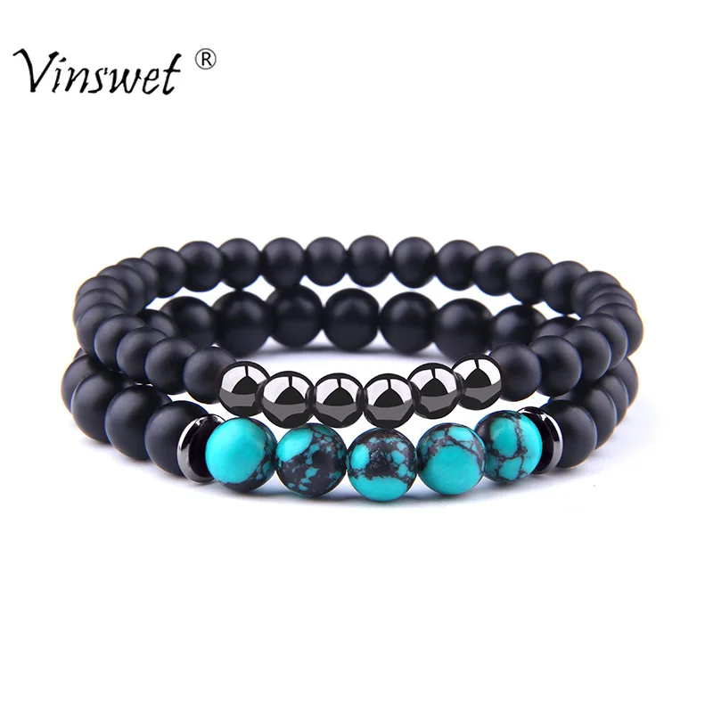 Natural Stone Black Onyx Dragon Agates Beads Bracelets Hematite Health Care Energy Bracelet for Women Men Fashion 2019 Jewelry
Natural Stone Black Onyx Dragon Agates Beads Bracelets Hematite Health Care Energy Bracelet for Women Men Fashion 2019 Jewelry