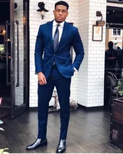 Midnight Blue Fashion Men's Suits & Blazers Formal Occasion Groom Tuxedos Suits For Weddings Parties Prom Bridegroom Mens Suits
Midnight Blue Fashion Men's Suits & Blazers Formal Occasion Groom Tuxedos Suits For Weddings Parties Prom Bridegroom Mens Suits