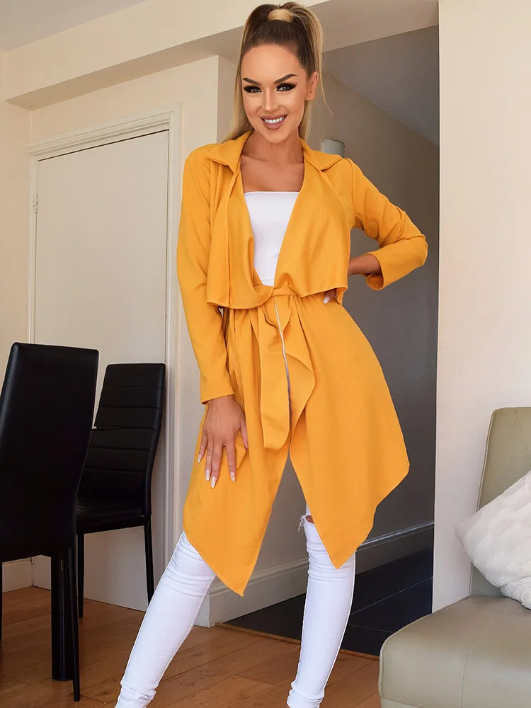 Autumn And Winter Ladies Casual Solid Windbreaker Polish Woman 2019 Sexy Trench Coats Fashion Belt Slim Asymmetrical Casual
Autumn And Winter Ladies Casual Solid Windbreaker Polish Woman 2019 Sexy Trench Coats Fashion Belt Slim Asymmetrical Casual