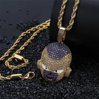 Hip Hop Dragon Ball Super Personalized Iced Out Bling Chain Cubic Zircon Pendant & Necklace For Men Jewelry Dropshipping
Hip Hop Dragon Ball Super Personalized Iced Out Bling Chain Cubic Zircon Pendant & Necklace For Men Jewelry Dropshipping