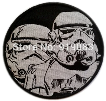 

3.8" Chewbacca Chewie Wookie Rare Shewbacca Embroidered Patch Star Wars 7 VII Force Awaken Movie TV Series Emblem iron on badge