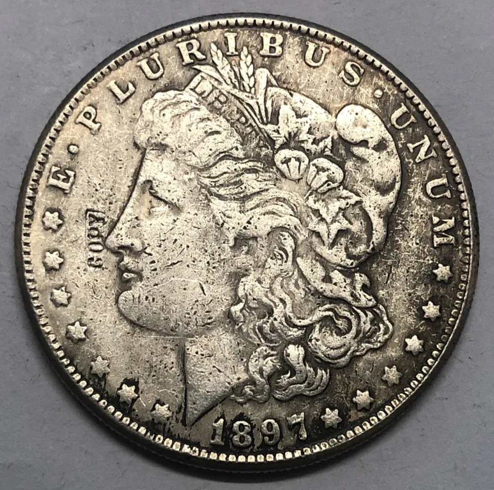 1897 ( P.S.O) United States Morgan One Dollar Silver Plated Copy Coin ( Choose any one mint)
1897 ( P.S.O) United States Morgan One Dollar Silver Plated Copy Coin ( Choose any one mint)