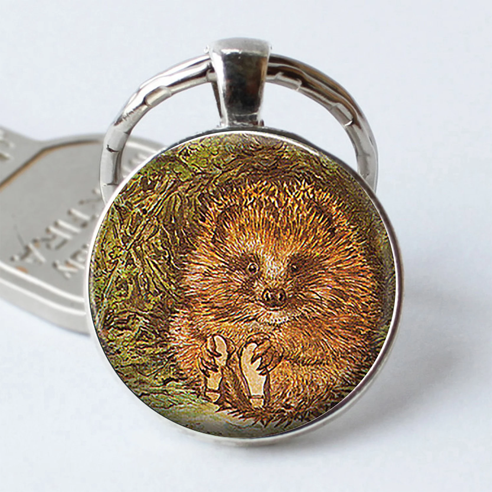 Mr Pricklepin Keychain Hedgehog Keyring Cabochon Story Book Glass Beatrix Potter Gift Key Chain Ring
Mr Pricklepin Keychain Hedgehog Keyring Cabochon Story Book Glass Beatrix Potter Gift Key Chain Ring