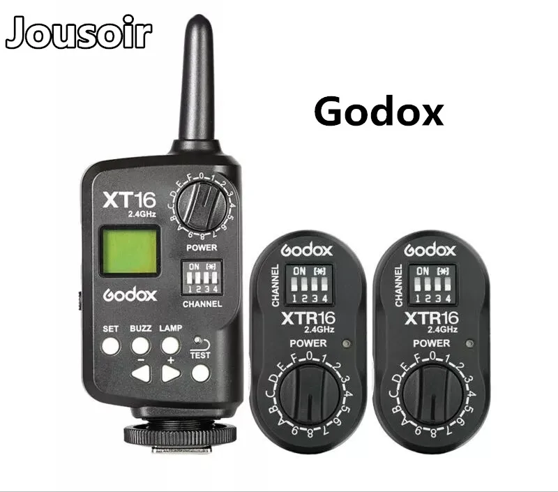Godox XT-16 Wireless 2.4G Remote Control Flash Trigger + Receiver for Witstro outdoor flash, Quicker, Quicker D, QT, QS NO00DC
Godox XT-16 Wireless 2.4G Remote Control Flash Trigger + Receiver for Witstro outdoor flash, Quicker, Quicker D, QT, QS NO00DC