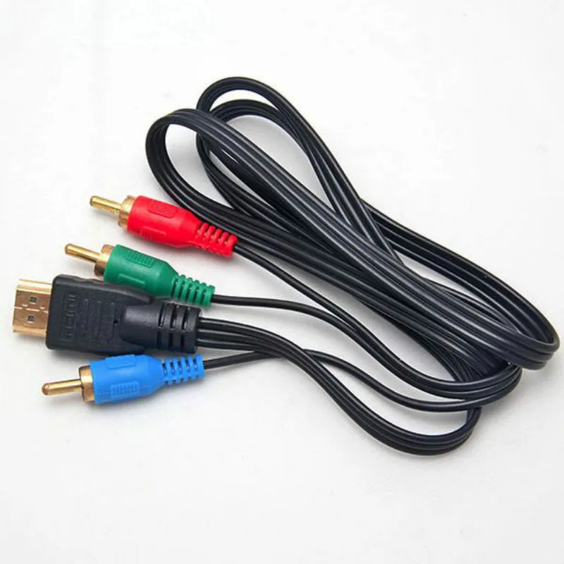 1Pc Video Component Convert Cable HDMI To 3RCA Adapter 3FT 3-RCA AV Cord Adapter For HDTV VGA 1m Promotion
1Pc Video Component Convert Cable HDMI To 3RCA Adapter 3FT 3-RCA AV Cord Adapter For HDTV VGA 1m Promotion