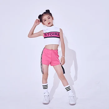 110-160CM Children Jazz Dance Costume Girls Street Dance Performance Wear Modern Dance Kids Child Hip Hop Clothes Cheerleader
110-160CM Children Jazz Dance Costume Girls Street Dance Performance Wear Modern Dance Kids Child Hip Hop Clothes Cheerleader