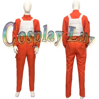 Star Wars X Wing Pilot Uniform Costume Orange Jumpsuit white vest cosplay costume custom made
Star Wars X Wing Pilot Uniform Costume Orange Jumpsuit white vest cosplay costume custom made