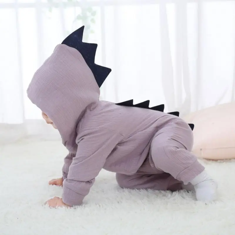 Cartoon Dinosaur Design Hooded Baby Rompers Newborn Clothing Cotton Long Sleeve Jumpsuits Boys Girls Outerwear Costume Baby Gift
Cartoon Dinosaur Design Hooded Baby Rompers Newborn Clothing Cotton Long Sleeve Jumpsuits Boys Girls Outerwear Costume Baby Gift