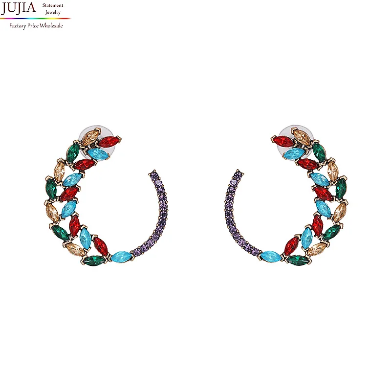 JUJIA Summer New Rhinestone Drop Dangle Earrings for Women Jewelry Bohemian Geometric Wedding Party Statement Earings
JUJIA Summer New Rhinestone Drop Dangle Earrings for Women Jewelry Bohemian Geometric Wedding Party Statement Earings