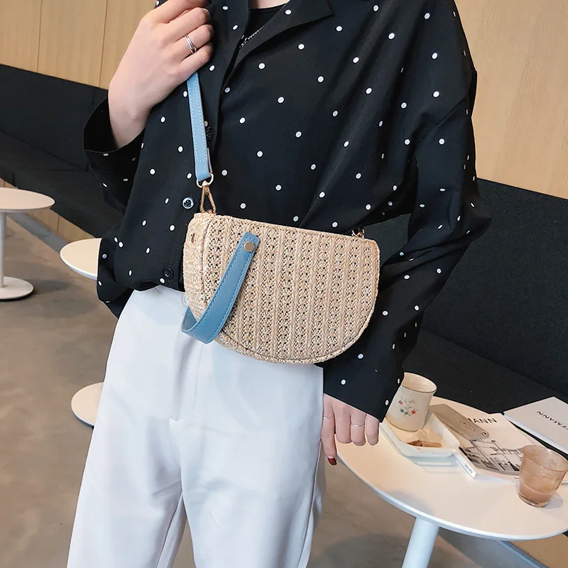 Luxury Quality Female Shoulder Bag Ladies' Semicircle Saddle Bag 2019 High Quality Women Travel Crossbody Bag Channels Handbags
Luxury Quality Female Shoulder Bag Ladies' Semicircle Saddle Bag 2019 High Quality Women Travel Crossbody Bag Channels Handbags