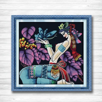 The butterfly girl beauty paintings dmc 14CT 11CT counted cross stitch Needlework Set Embroidery kits chinese cross stitch
The butterfly girl beauty paintings dmc 14CT 11CT counted cross stitch Needlework Set Embroidery kits chinese cross stitch