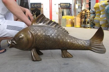 wholesale factory China classical Bronze Copper Feng Shui Lucky wealth carp cyprinoid Fish Statue 25% off
wholesale factory China classical Bronze Copper Feng Shui Lucky wealth carp cyprinoid Fish Statue 25% off