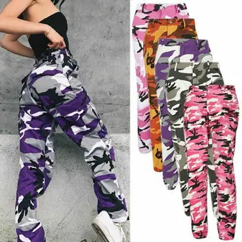 Women Camouflage Casual Camo Army Cargo Jogger Military Long Pants Harem Trouser
Women Camouflage Casual Camo Army Cargo Jogger Military Long Pants Harem Trouser