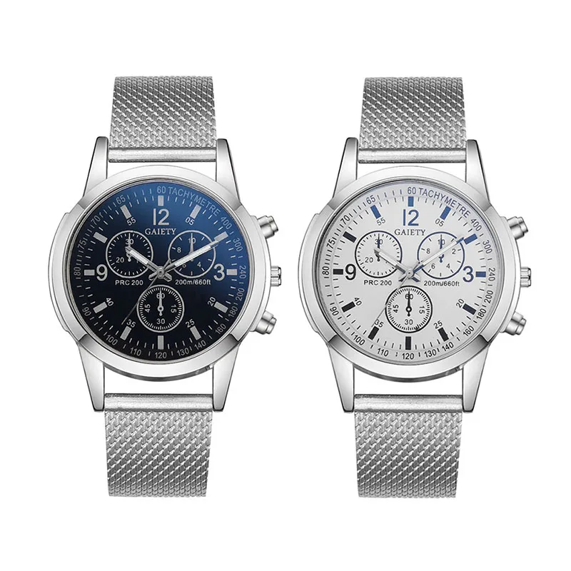 Man Three Eyes Watch Classic Quartz Watches Large Dial with Silicone Mesh Band LXH
Man Three Eyes Watch Classic Quartz Watches Large Dial with Silicone Mesh Band LXH