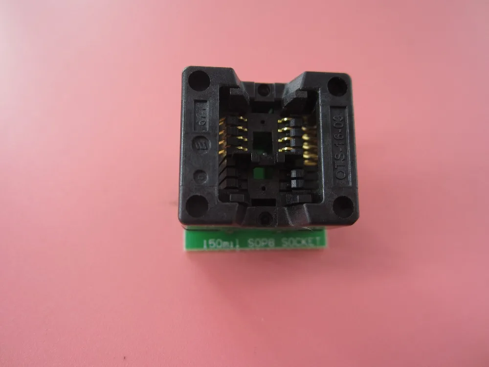 1PCS/LOT SOIC8 turn DIP8 SOP8 to DIP8 IC socket Programmer adapter Socket 150mil High Quality
1PCS/LOT SOIC8 turn DIP8 SOP8 to DIP8 IC socket Programmer adapter Socket 150mil High Quality