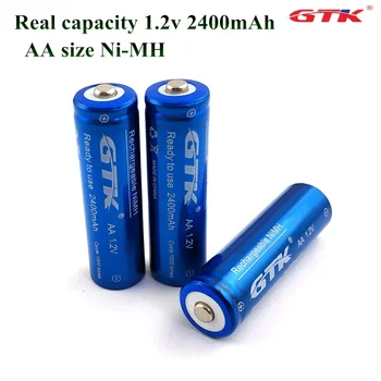 10pcs GTK AA 1.2V 2400mAh nimh ni-mh ni mh battery Pro 2550mAh AA High Capacity Rechargeable Batteries light rc wireless mouse
10pcs GTK AA 1.2V 2400mAh nimh ni-mh ni mh battery Pro 2550mAh AA High Capacity Rechargeable Batteries light rc wireless mouse