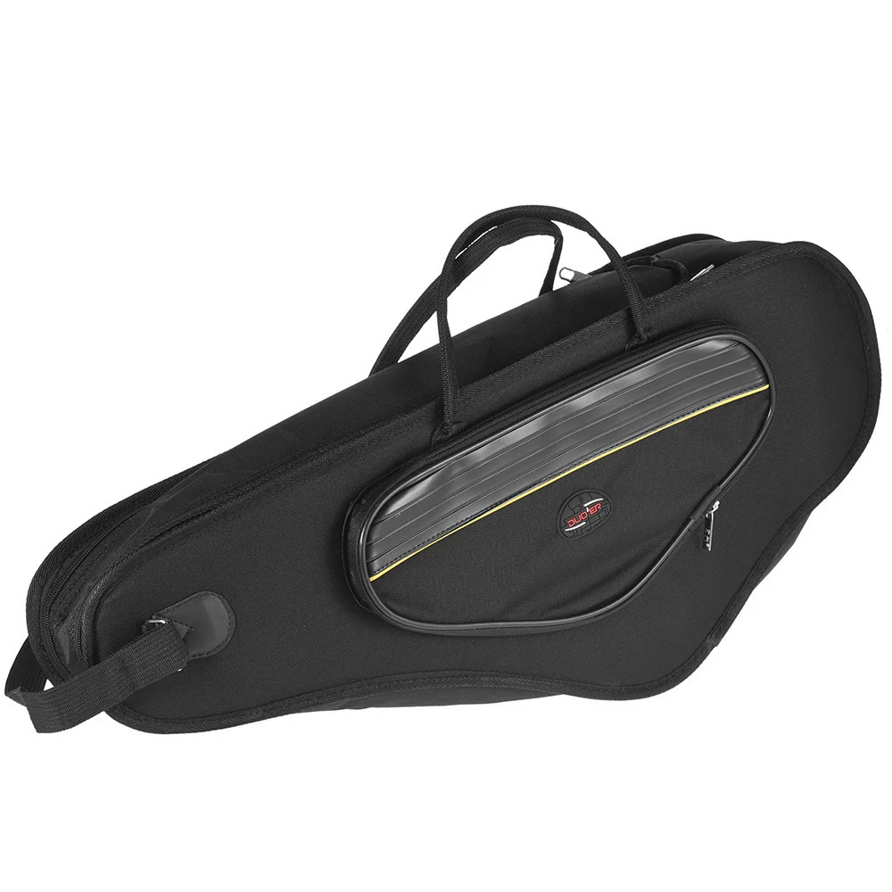 600D Water-resistant Gig Bag Oxford Cloth Backpack Adjustable Shoulder Straps Pocket 5mm Cotton Padded for Alto Sax Saxophone
600D Water-resistant Gig Bag Oxford Cloth Backpack Adjustable Shoulder Straps Pocket 5mm Cotton Padded for Alto Sax Saxophone