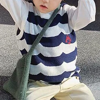 2019 Fall Kids Sweater Wave Knitted Tops Sleeveless T-shirt Boys Girls Baby Autumn Winter
2019 Fall Kids Sweater Wave Knitted Tops Sleeveless T-shirt Boys Girls Baby Autumn Winter