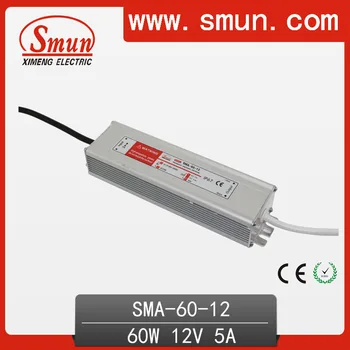 60W6-12A 5A constant current waterproof IP67 LED driver switching power supply for led strip light CE ROHS 1 year warranty
60W6-12A 5A constant current waterproof IP67 LED driver switching power supply for led strip light CE ROHS 1 year warranty