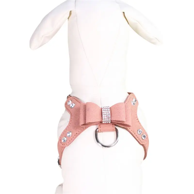 Bling Rhinestone Pet Puppy Dog Harness Velvet & Leather Leash For Small Dog Puppy Cat Harness Leash Dog Accessories
Bling Rhinestone Pet Puppy Dog Harness Velvet & Leather Leash For Small Dog Puppy Cat Harness Leash Dog Accessories