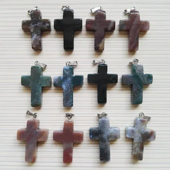 Fashion natural india onyx stone Charms cross stone pendants for jewelry necklace making 12pcs/lot wholesale
Fashion natural india onyx stone Charms cross stone pendants for jewelry necklace making 12pcs/lot wholesale