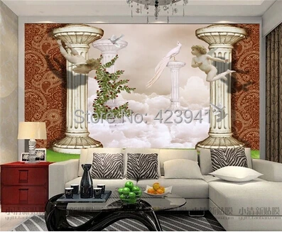Can be customized large mural 3D Europe type restoring ancient ways pillar corridor angel myth home art wallpaper wall sticker
Can be customized large mural 3D Europe type restoring ancient ways pillar corridor angel myth home art wallpaper wall sticker