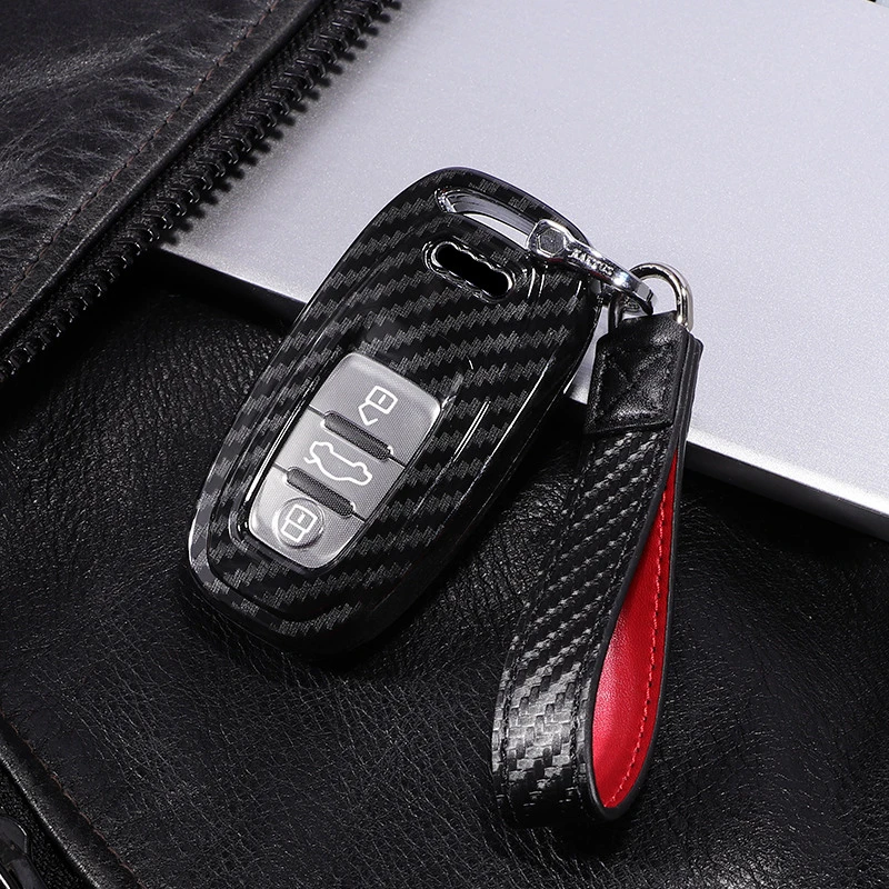 2019 New Carbon Fiber Grain Key Case TPU Full-protective For Audi A1 A3 A4 A5 A6 A7 A8 Quattro Q3 Q5 Q7 2009~2015Car Accessories
2019 New Carbon Fiber Grain Key Case TPU Full-protective For Audi A1 A3 A4 A5 A6 A7 A8 Quattro Q3 Q5 Q7 2009~2015Car Accessories