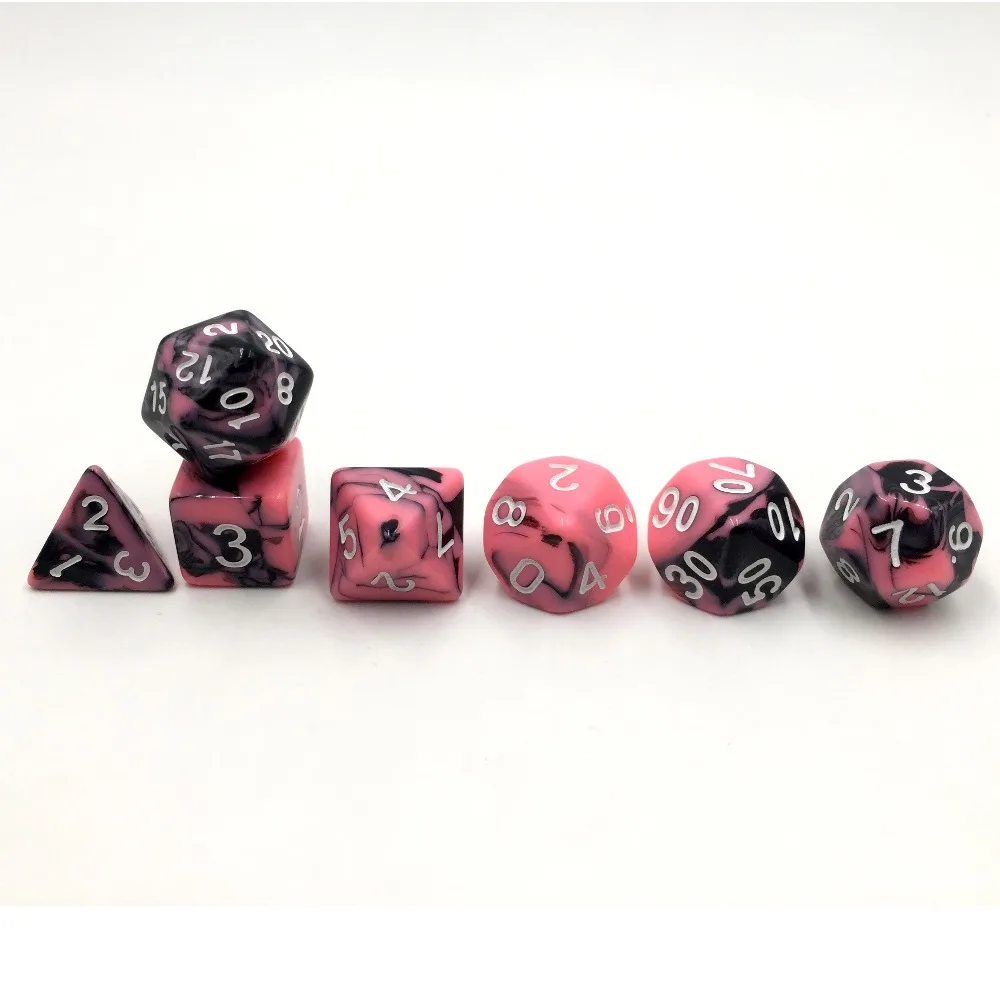 rollooo Dice 7pc/set olyhedral Dice Double Color for DND RPG d4 d6 d8 d10 d% d12 d20
rollooo Dice 7pc/set olyhedral Dice Double Color for DND RPG d4 d6 d8 d10 d% d12 d20