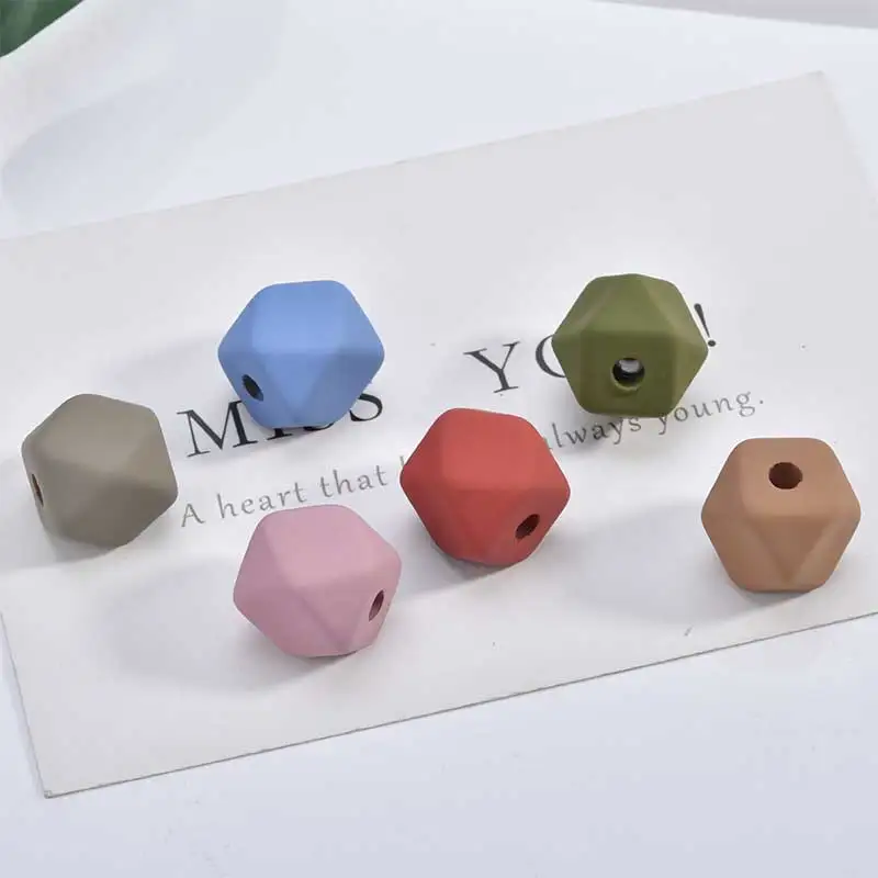 New style 30pcs/lot color Rubber paint geometry Polygon shape resin beads diy jewelry earring/garment/necklace pendant accessory
New style 30pcs/lot color Rubber paint geometry Polygon shape resin beads diy jewelry earring/garment/necklace pendant accessory