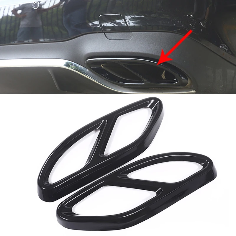 Накладка для Mercedes Benz A/B/C/E/GLE/GLS, 2 шт., нержавеющая сталь, отделка выхлопной трубы
Накладка для Mercedes Benz A/B/C/E/GLE/GLS, 2 шт., нержавеющая сталь, отделка выхлопной трубы