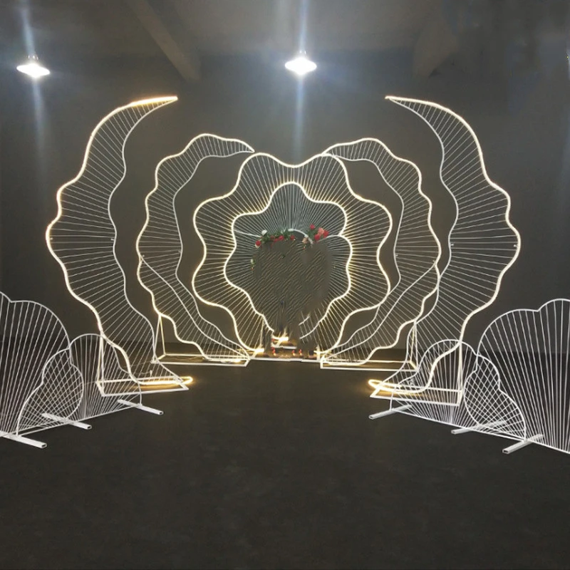 Custom Wedding Decoration Arch Party Background Stage Arch Lattice Mori Geometric Forge Shelf
Custom Wedding Decoration Arch Party Background Stage Arch Lattice Mori Geometric Forge Shelf